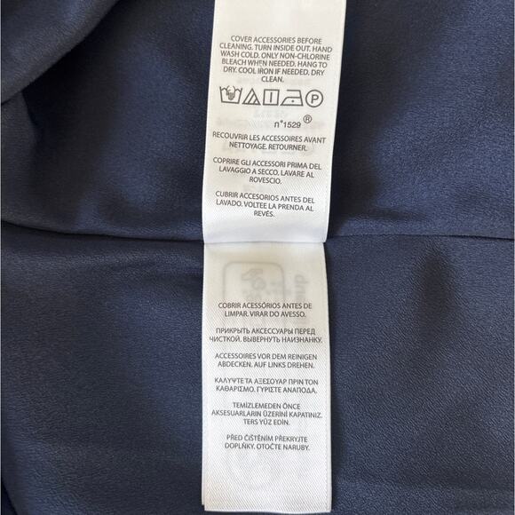 NWT-POLO RALPH LAUREN Black Watch Plaid Georgette Gown  Size 2 - Picture 7 of 7